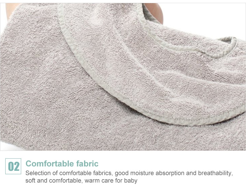 90CM*90CM Combed Cotton Baby Bath Towel Hooded Apron High Quality Towel Absorbent Kids Hooded Wipes Bath Towel